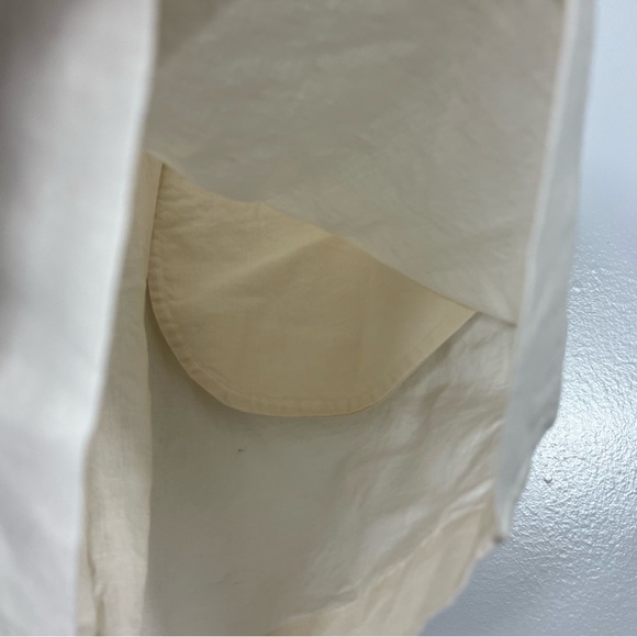 Pact Canopy Organic Cotton Linen Blend High-Waisted Shorts Bone XL 16/18/20 - Picture 9 of 12